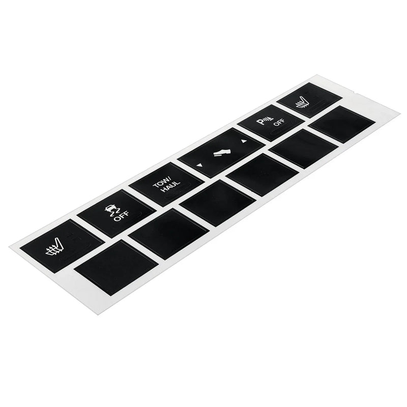 Jeep Commander Heated Seat Traction Button Repair Sticker (2006–2010)
