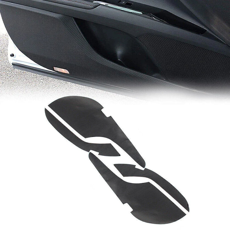 Toyota Camry 4 x Car Door Black Anti Kick Pad Protection Covers (2018-2022)