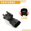 Mercedes-Benz 2 x Pin Fuel Injector Connector Plug