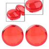 Harley Touring Softail Dyna Red ABS Turn Signal Lens Light Covers