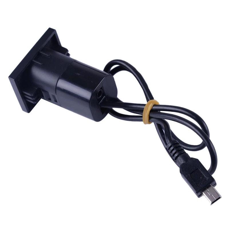 Car - Installation Socket Extension USB Jack 3.5mm Adapter Cable Connector