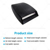 Universal Car Air Flow Intake Scoop Hood Cover ABS Plastic Black