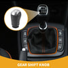 Ford Focus (2005-2012) - Plastic Silver Tone 6 Speed Manual Gear Shifter Knob