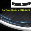 Tesla Model Y PU Rear Bumper Guard Trunk Protector Cover (2020–2023)
