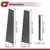 Ford Taurus (2010-2020) Carbon Fiber Black 6 x Door Pillar Window Trim