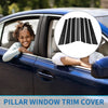 BMW X5 (1999-2006) Black 8 Pcs Door Pillar Window Trim