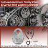 Chevy Polished Aluminum Timing Chain Cover Kit