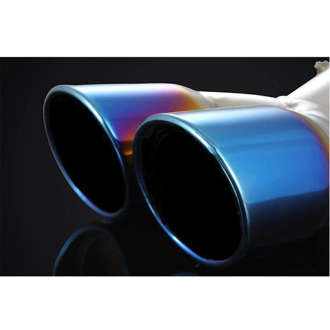 Toyota CH-R 2016-2018 Blue Stainless Rear Exhaust Muffl Tipe End Pip Fit