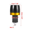 Motorcycle Gold Tone 2 x 18mm Handlebar End Caps Plug CNC Aluminum Alloy
