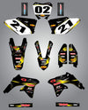 SUZUKI RMZ 450 (2008-2016) - Decals Custom Graphic Kit - Barbed Style