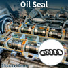 Make Model Oil Seal 35x45x10mm NBR Rubber Black 5Pcs