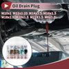 Car Motorcycle Boat 2 x M10x1 M12x1.25 Engine Oil Drain Plug with Gasket