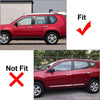 Nissan X-Trail Rogue Pillar Post Set Door Window Trim Covers (08-13)