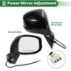Honda Civic 2012-2015 Manual Folding Gloss Black Right Side Door Mirror