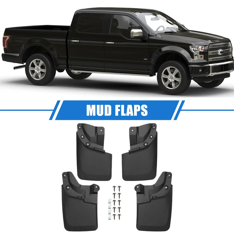 Toyota Tacoma 2x Front Rear Splash Guards Mud Flaps