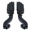 Harley Road Street Glide Black Rear Passenger Foot Pegs (1993-2020)