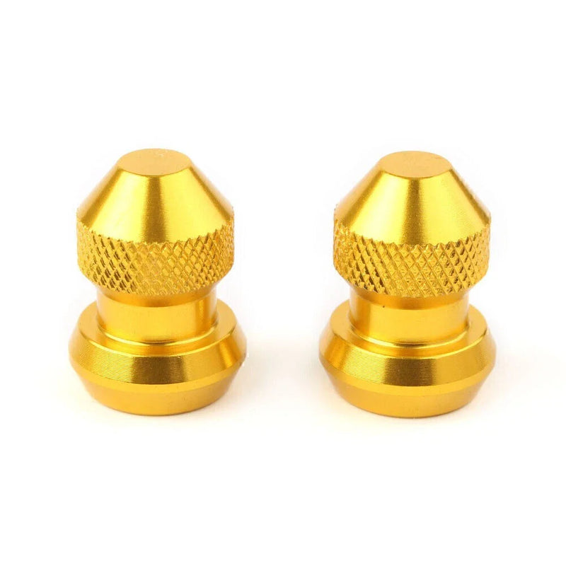 Car Auto Wheel Accessories Gold Tire Valve Stems Dust Covers