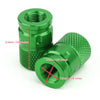 Car Motorcycle Bike MTB Aluminium Anti-Theft Valve Caps (F3)