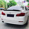 BMW 5 Series F10 Gloss Black Rear Boot Spoiler Lip (2011-2017)