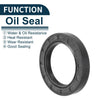 5 x Oil Seal NBR Rubber 48x70x12mm Black