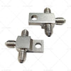 Car Model Pair of Stainless Steel 3 AN Male Brake Hose Tee Blocks