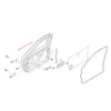 Nissan Navara D22 NP300 FR Door Belt Moulding Outer