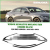 BMW 4 Series G26 (2021-2024) Chrome Black 10 x Window Strip Moulding Seal