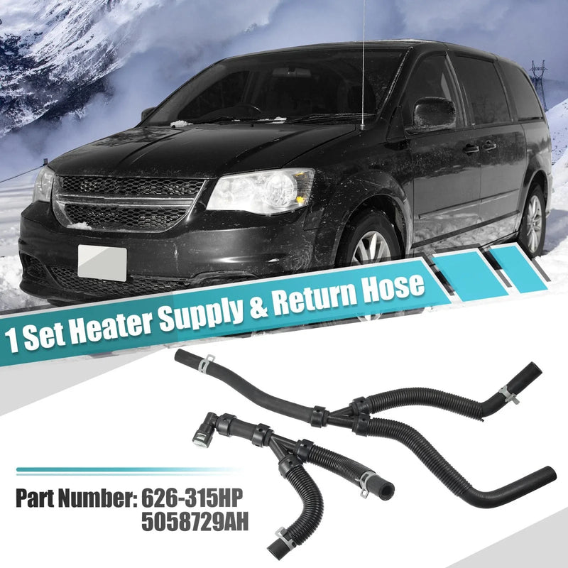 Chrysler Dodge Ram Heater Supply Return Hose (2002-2023)