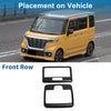 Suzuki Spacia Custom (2017-2024) Black Front Row Light Trim Bezel
