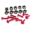 Make & Model 10 x CNC Red Motorcycle M6 Body Fairing Bolts Fasteners