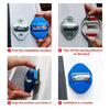 Honda, Toyota, Mazda, Hyundai 4 x Silver Car Door Lock Protective Covers