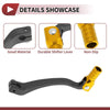 Kayo T6 Shifter Lever Folding Gear Titanium/Gold Tone