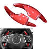 Chevrolet Camaro Red Carbon Fiber Steering Wheel Shift Paddle (2016-2022)