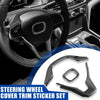 Honda Accord (2018-2021) Carbon Fiber 3pcs Steering Wheel Cover Trim