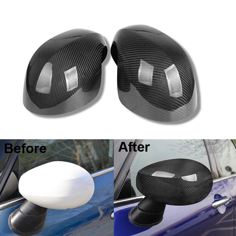 Mini Cooper Countryman F60 2019-2021 Carbon Fiber Wing Mirror Cover Caps Fit
