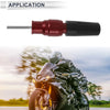 10.5mm Aluminum Alloy Plastic Motorcycle Slider Frame Bolt 1 Set Red