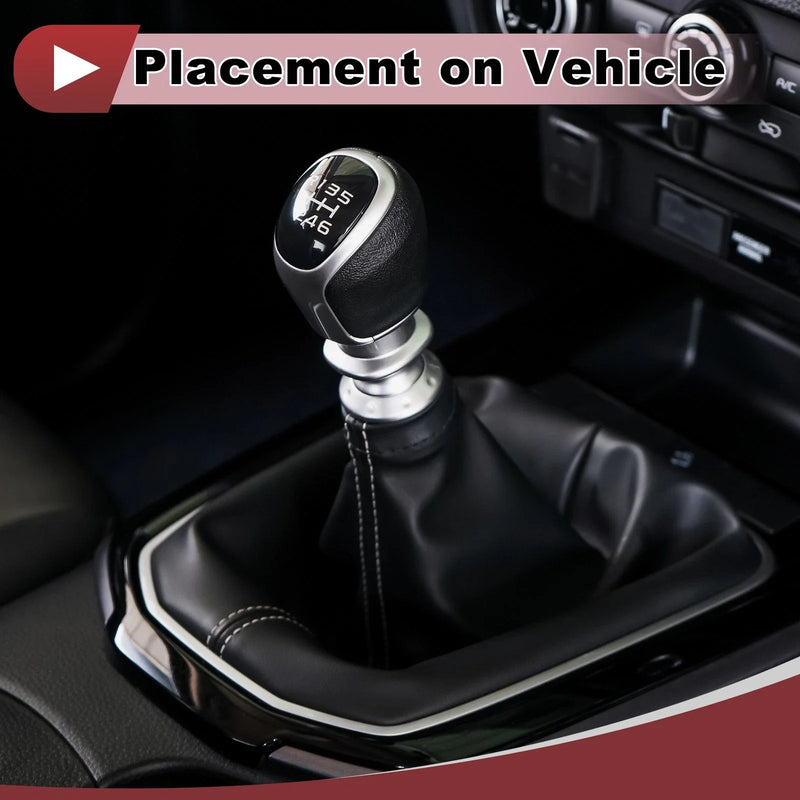 Suzuki Swift (2005-2010) Black Faux Leather Car Gear Shift Stick Gaiter