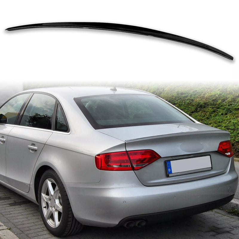 Audi A4 B8 Sedan 2008-2016 Phantom Black ABS Boot Spoiler