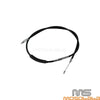 Harley Sportster XL883 XL1200 2M Black Stainless Clutch Cable (1996-2015)