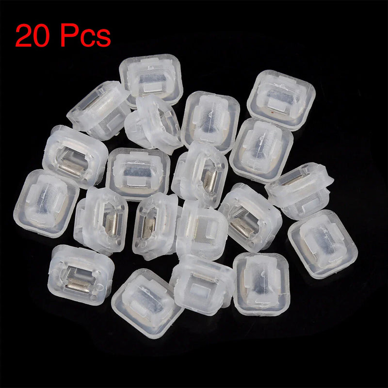 BMW E46 E90 E91 E92 20 x Plastic White Retainer Clips (2000-2013)