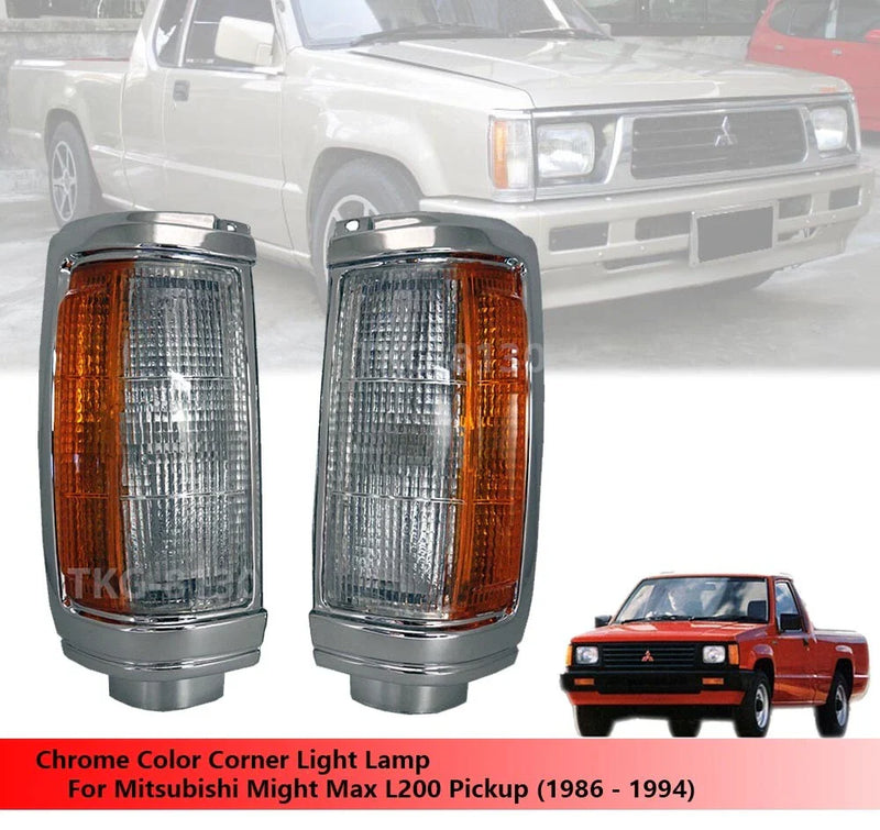 Mitsubishi L200 Triton Chrome Front Corner Light (1986-1996)