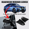 BMW F85 X5M F86 X6M 2 x Side Mirror Cover Caps Overlay Glossy Black (2015-2018)