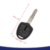 Mitsubishi Lancer 3 Button Key Fob Remote Control Case