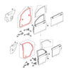 Honda Fit Aria City 4-Door 2003-2008 Door Weatherstrip Set