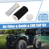 Yamaha Warrior Wolverine 350 Set Air Filter with Guide and End Cap