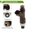 Honda CBR1000RR 2005-2007 1 x Brown Fuel Injector