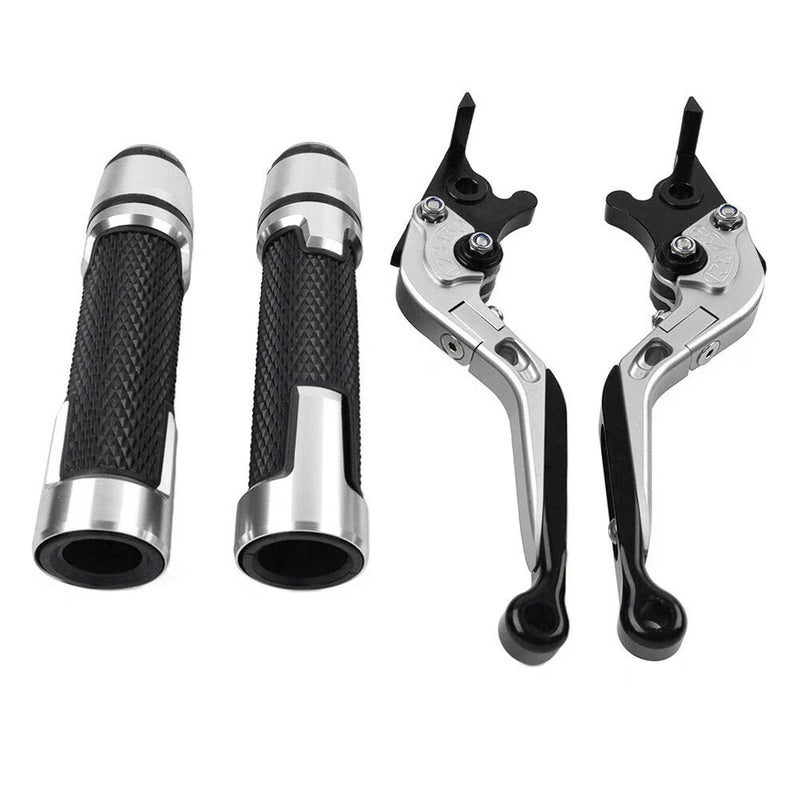 Suzuki GSXR600 GSXR750 GSXR1000 Handlebar Grips & Brake Clutch Levers Set