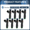 Ford F-150 V8 5.4L (2005-2006) - 8 Pcs Black Fuel Injector Set