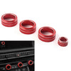 Honda Civic CR-V 2022+ 4x AC Climate Control Knob Ring Covers