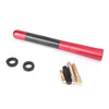 Car - Aluminum Metal Red Carbon Fiber FM AM Radio Antenna